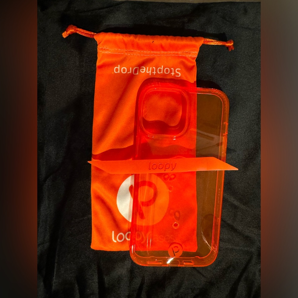 iPhone 13 Pro Max Neon Orange Loopy